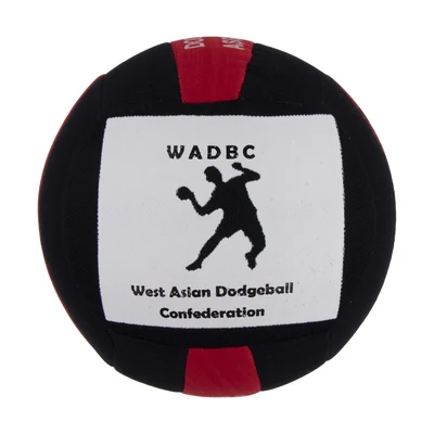 توپ آموزشی داژبال وسطی WADBC DST | مشکی/قرمز